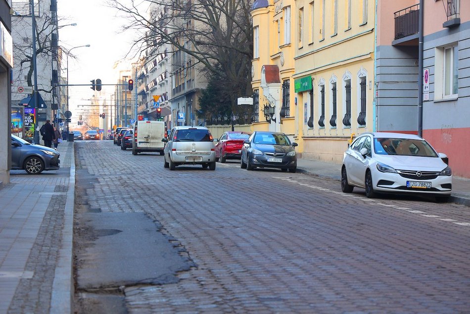 Łódź. Ulica Wigury przed remontem