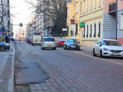 Łódź. Ulica Wigury przed remontem