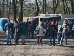 Tłumy w Parku Julianowskim w Łodzi