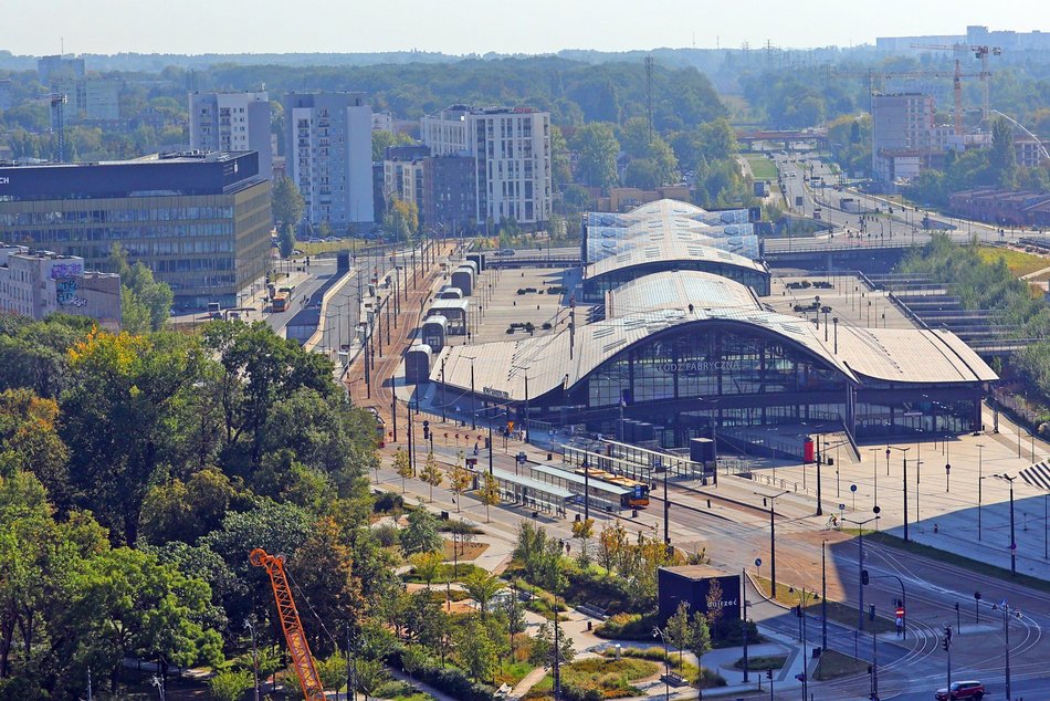 Wyjątkowa panorama Łodzi z dachu "wieżowca TVP"!