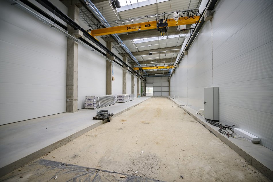 Zajezdnia Helenówek w Łodzi. Aż 1450 metrów nowego torowiska w Zakładzie Techniki