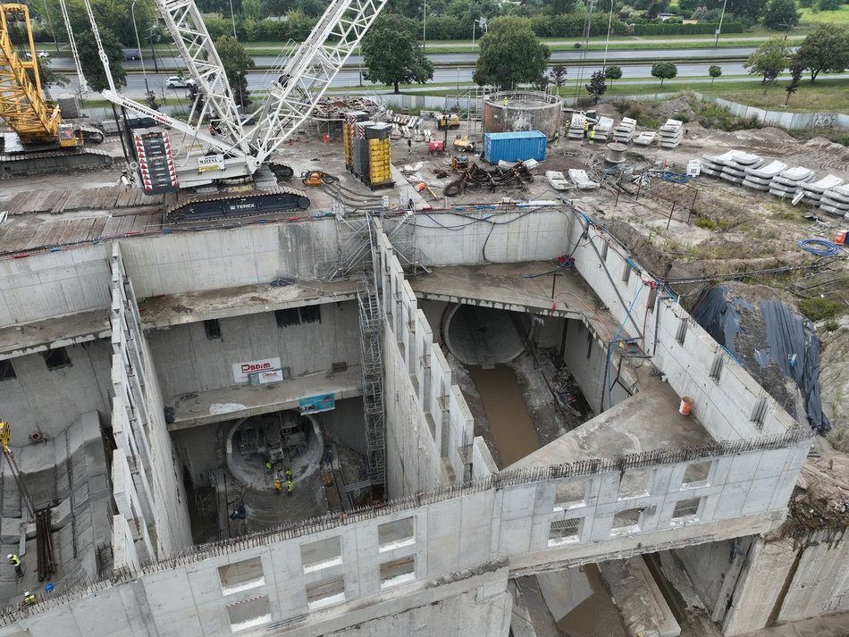 Tunel pod Łodzią, demontaż Faustyny