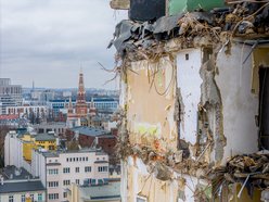 Rozbiórka hotelu Światowit