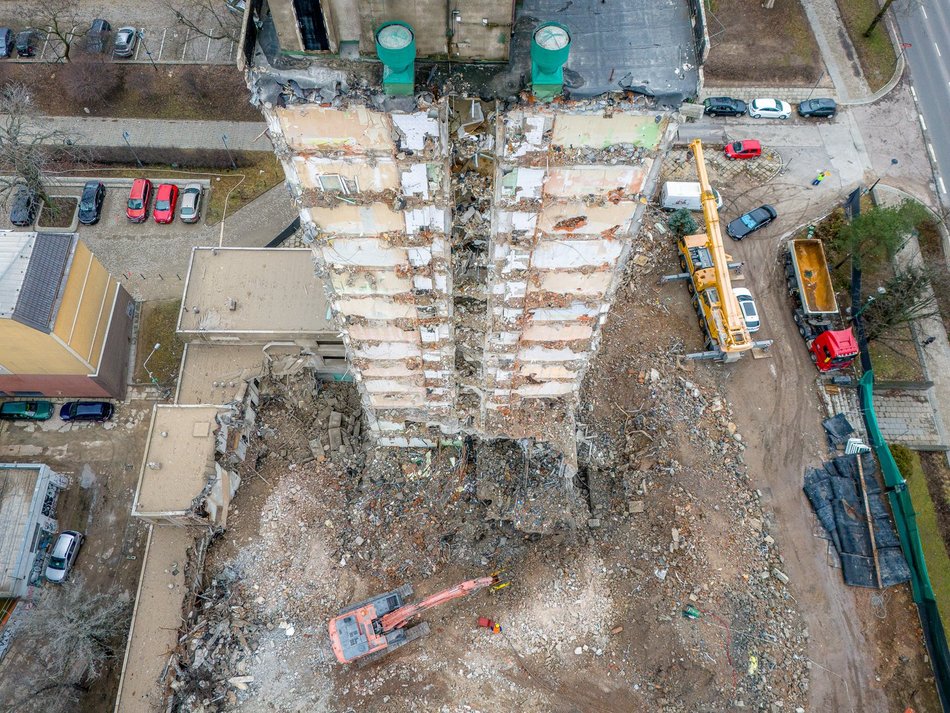 Rozbiórka hotelu Światowit