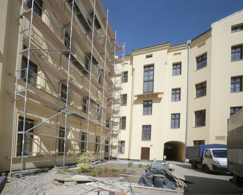 Kamienice z ul. Rewolucji 1905 r. 13, 15 i 17 po remoncie