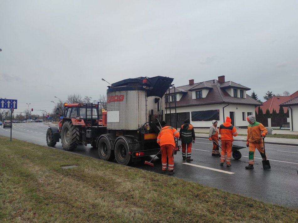 Prace na Strykowskiej i Szczecińskiej