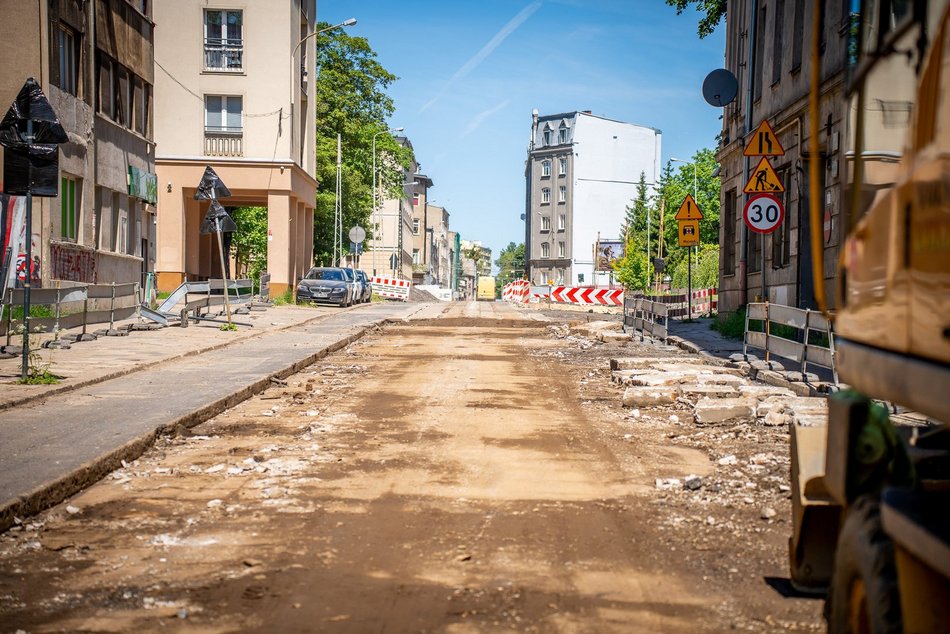 Łódź. Remont Franciszkańskiej w Łodzi