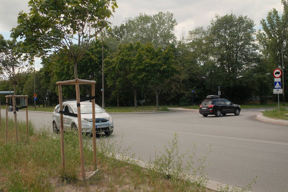 Łódź. Ulica Lodowa w Łodzi - odcinek po remoncie