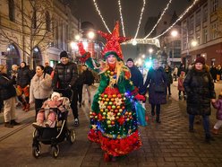 Świąteczna iluminacja Piotrkowskiej Łódź