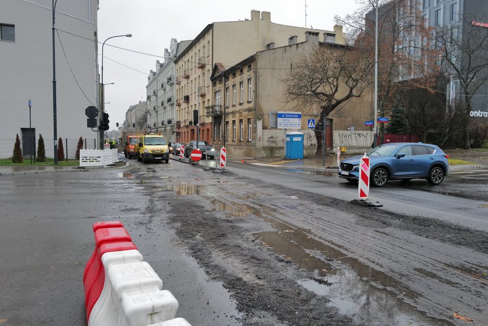 Łódź. Remont Radwańskiej