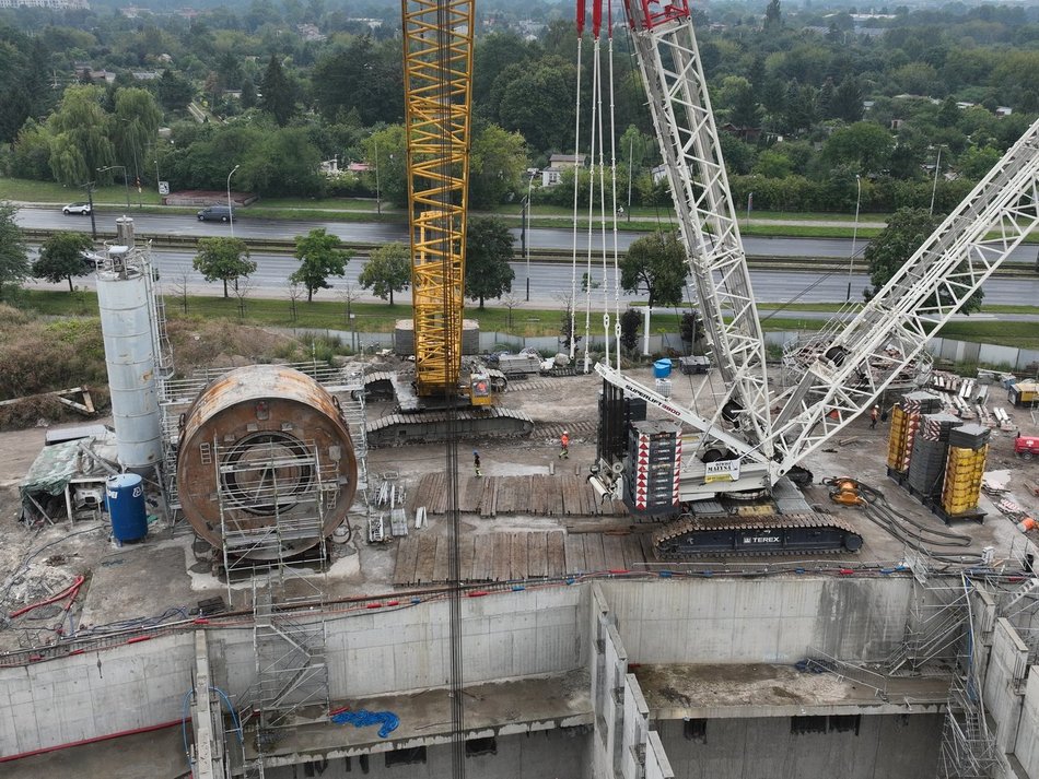 Tunel pod Łodzią, demontaż Faustyny