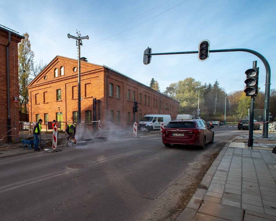 Droga rowerowa na Księżym Młynie