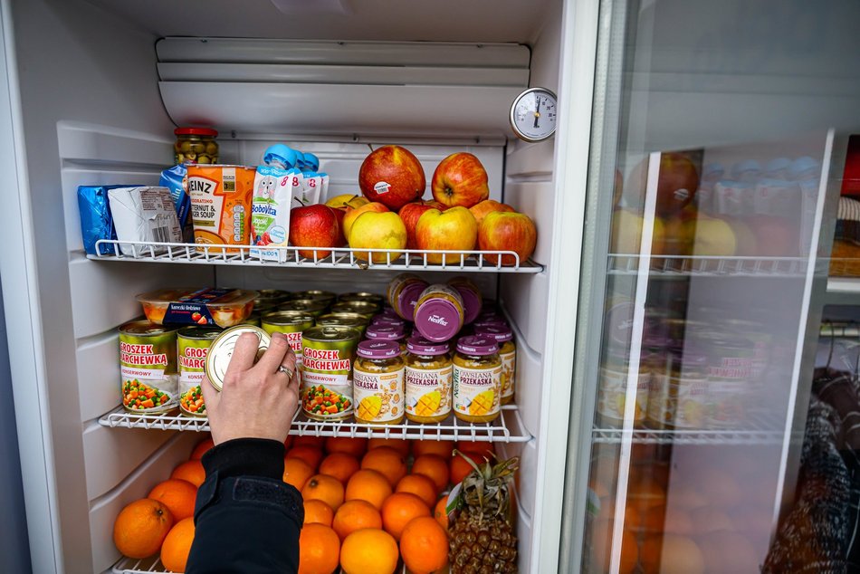 Łódź. lodówka społeczna