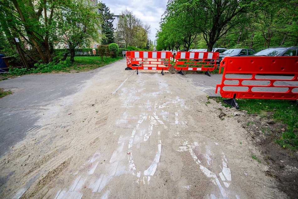 Łódź. Remont drogi rowerowej na Krzemienieckiej. Będzie wygodniej i bezpieczniej