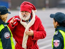 Mikołaj przyleciał helikopterem na lotnisko w Łodzi