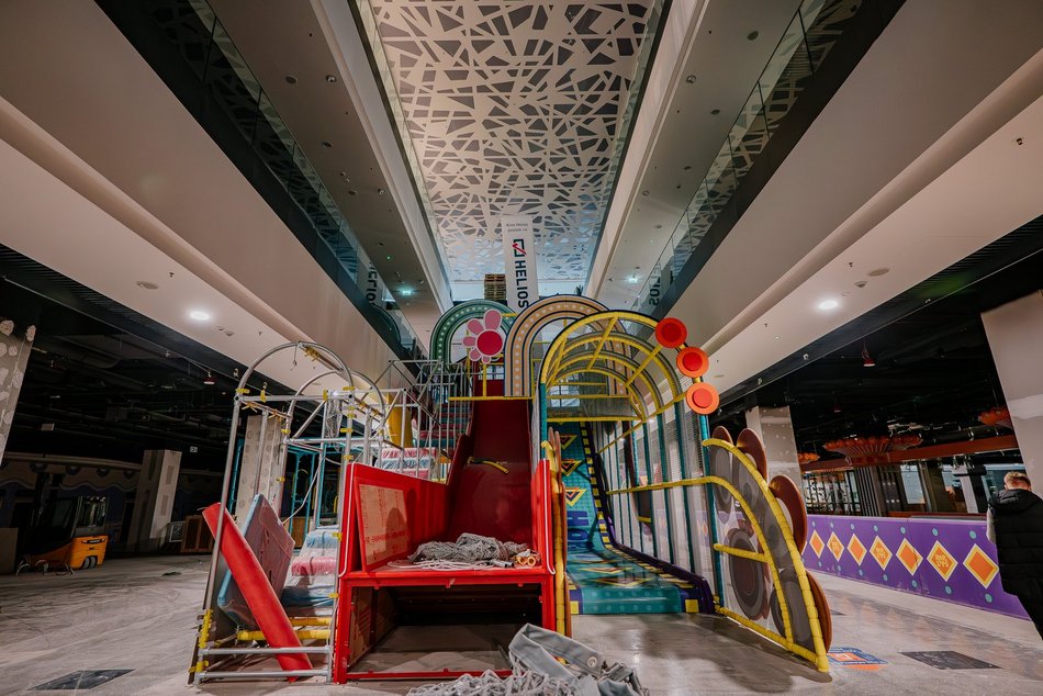 Park trampolin w Nowej Sukcesji w Łodzi