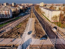 Łódź. Nowe torowisko MPK Łódź na Broniewskiego