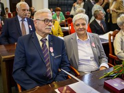 Łódź. Medale za długoletnie pożycie małżeńskie. To się nazywa wielka miłość!