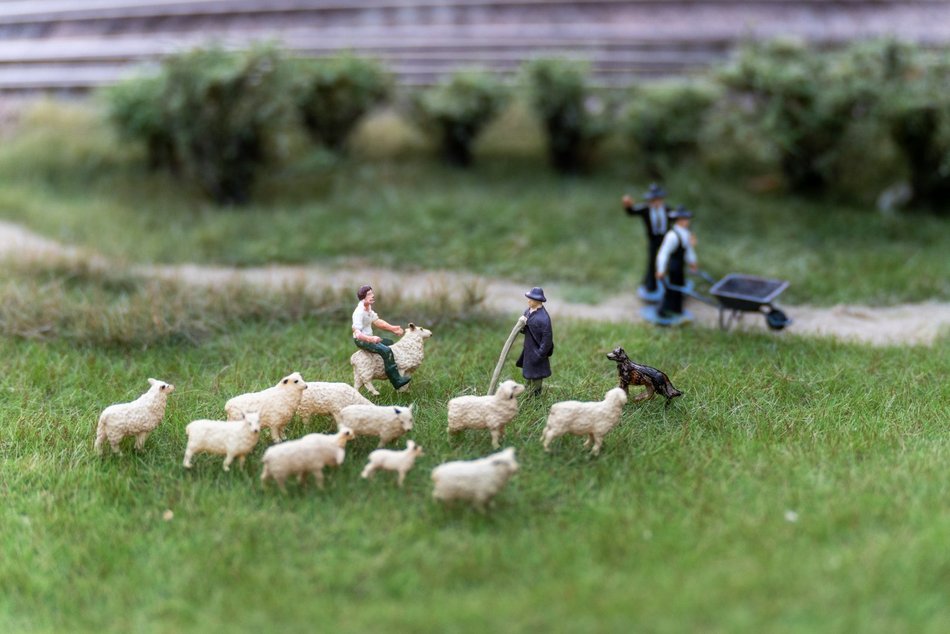 Wystawa makiet klejowych na dworcu Łódź Fabryczna