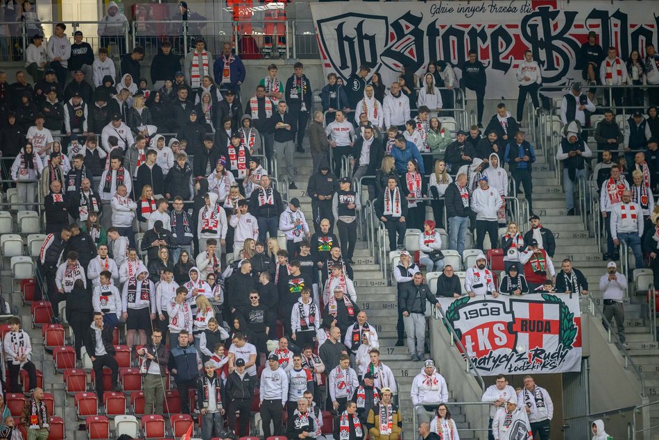 Kibice na meczu ŁKS Łódź z Odrą Opole. Byłeś/aś? Znajdź się w galerii!