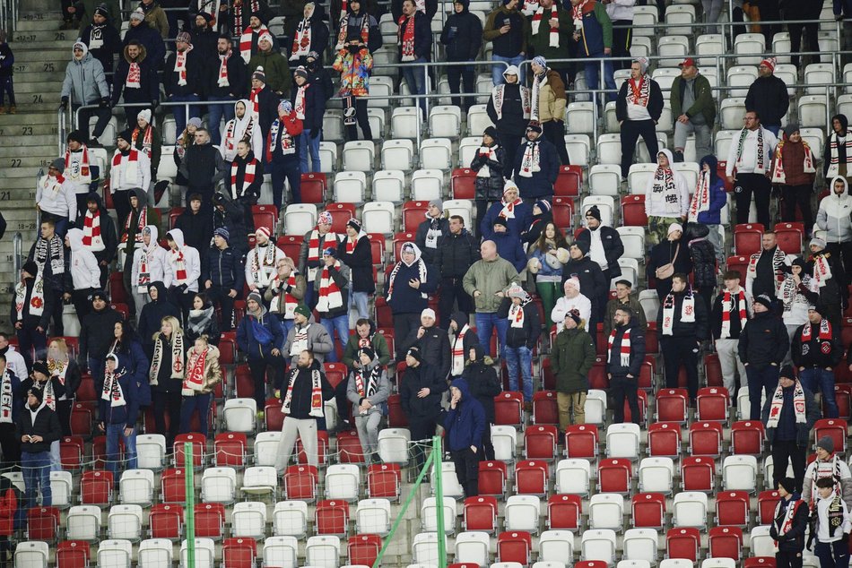 Kibice na meczu ŁKS Łódź z Zagłębiem Lubin. Byłeś? Znajdź się na zdjęciach!