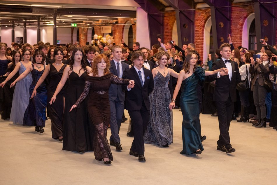 Łódź. Studniówka I LO w Łodzi