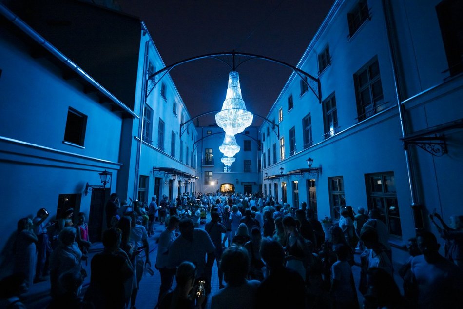 Otwarcie podwórka przy Piotrkowskiej 118