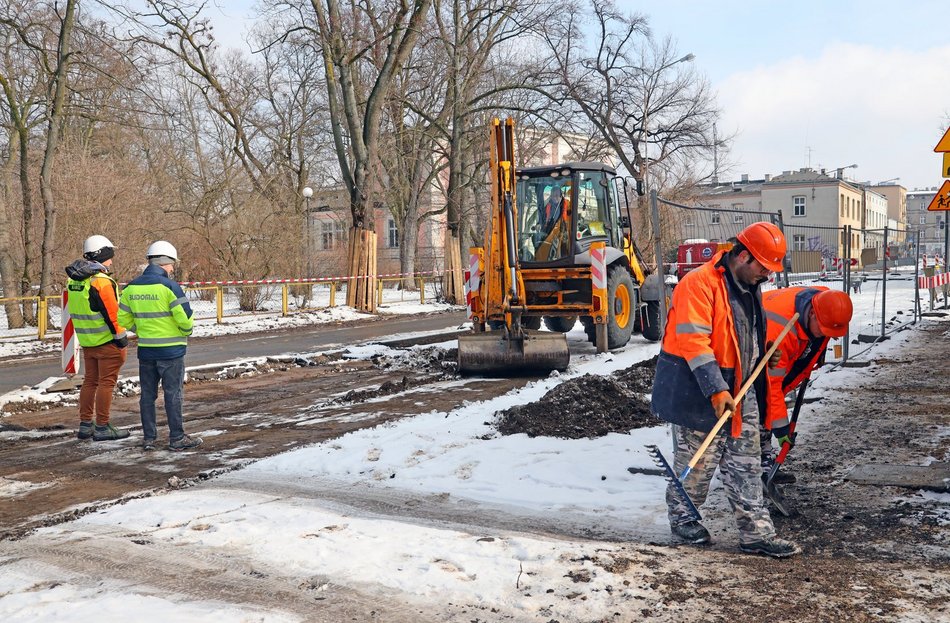 Przybyszewskiego w remoncie