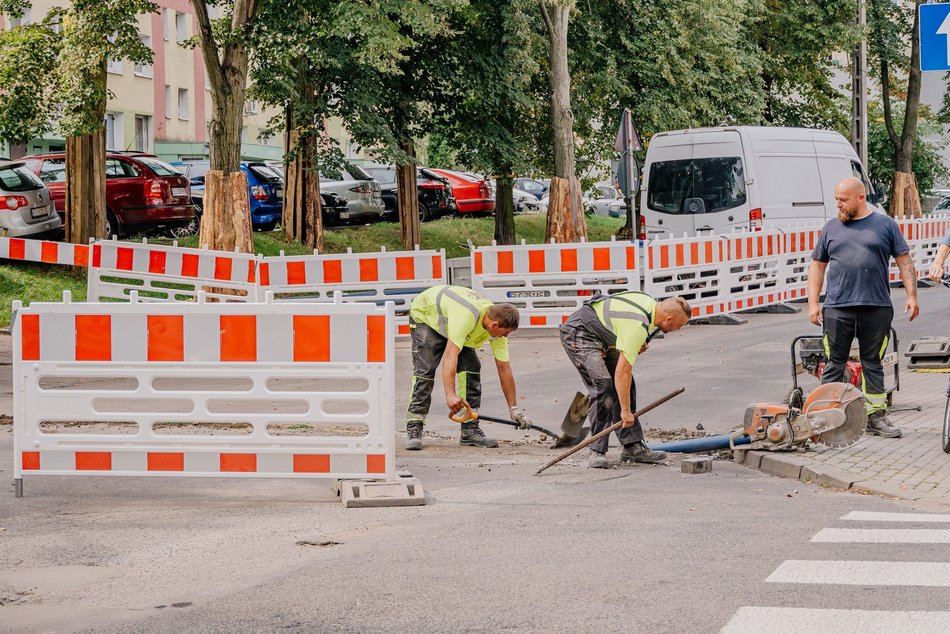 Remont Leczniczej po pierwszym tygodniu