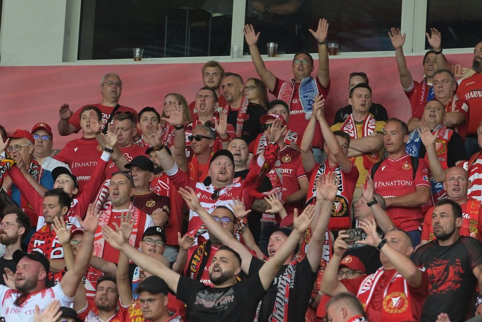 Łódź. Kibice na meczu Widzewa Łódź z Wisłą Płock. Byłeś? Odszukaj się w galerii