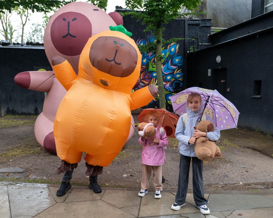 Łódź. Zlot Fanów Kapibary w Orientarium Zoo Łódź. Świetna frekwencja mimo niepogody