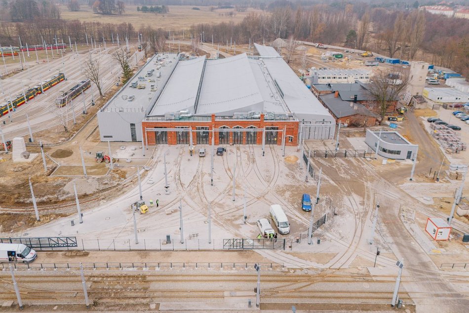 Łódź. Zajezdnia Chocianowice prawie gotowa. Raport z budowy