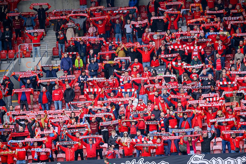 Łódź. Kibice na meczu Widzewa Łódź z Puszczą Niepołomice. Byłeś? Odszukaj się w galerii