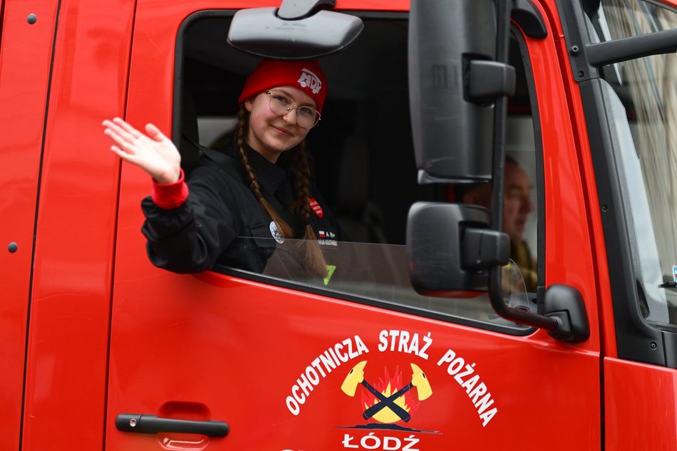 Łódź. WOŚP 2026 w Łodzi. Motoszarża po raz pierwszy opanowała Piotrkowską! [ZDJĘCIA]