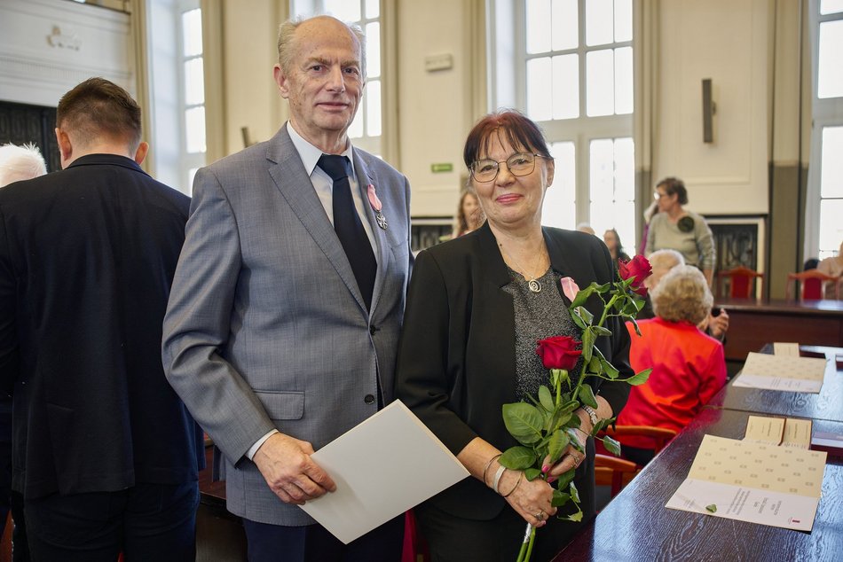 Małżeństwa z Łodzi uhonorowane medalami za wieloletnie pożycie