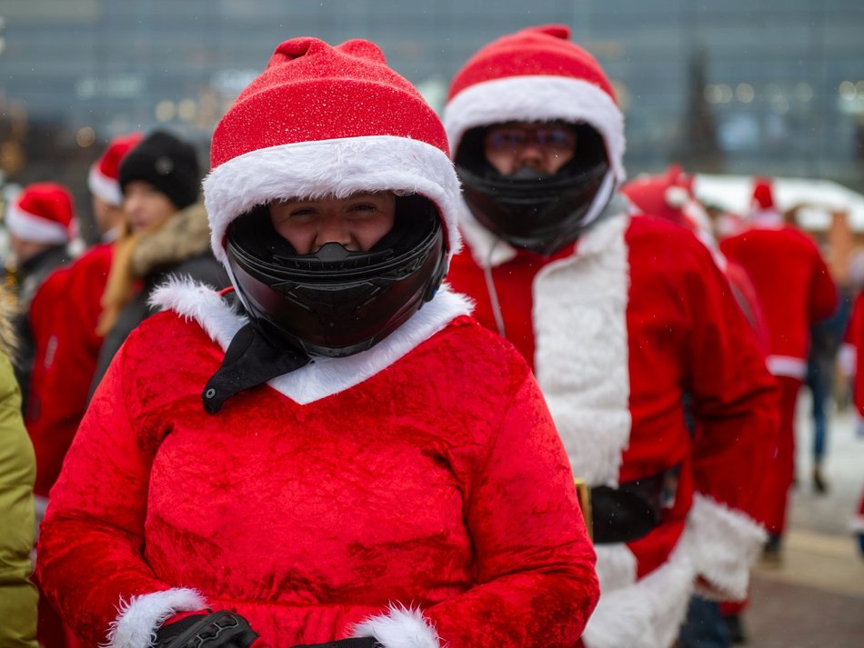 MotoMikołaje zawitali do Manufaktury