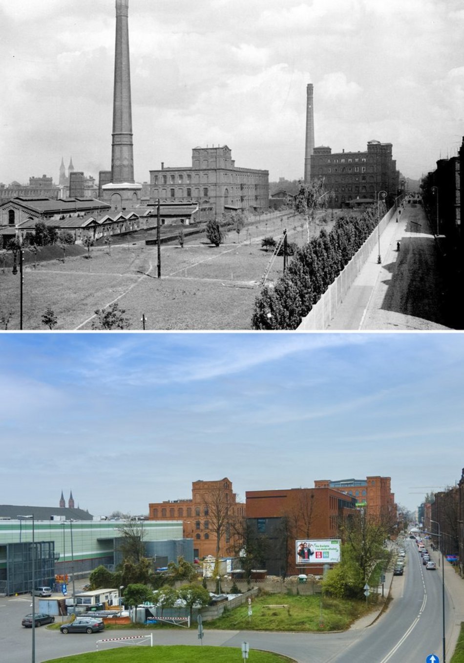 dawna obecna lodz refotografie