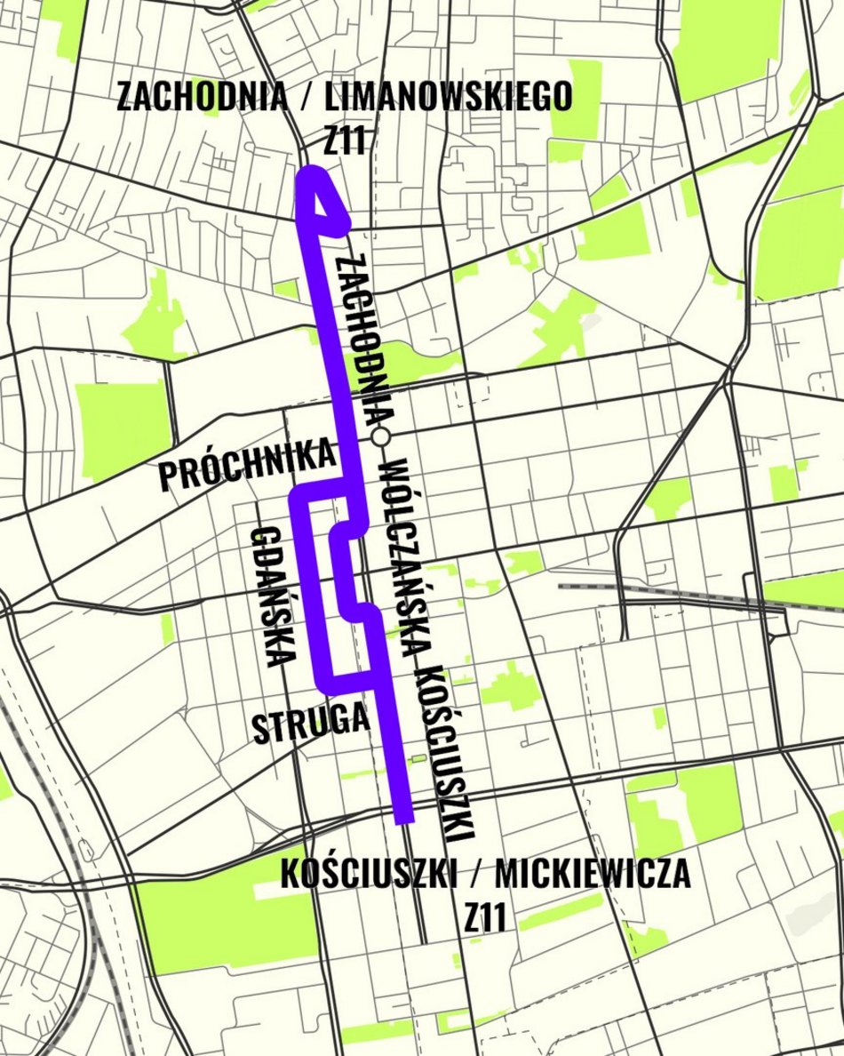 Zachodnia bez tramwajów przez dwa tygodnie