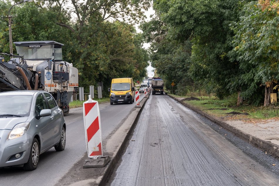 Prace na ul. Brzezińskiej