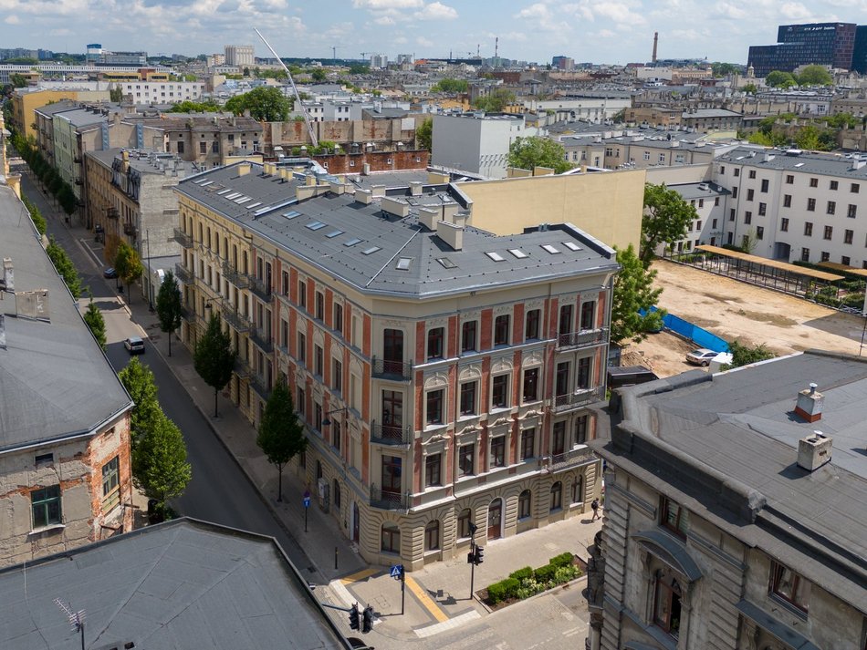 Kamienice przy ul. Rewolucji 1905 r. 13, 15 i 17 po remoncie