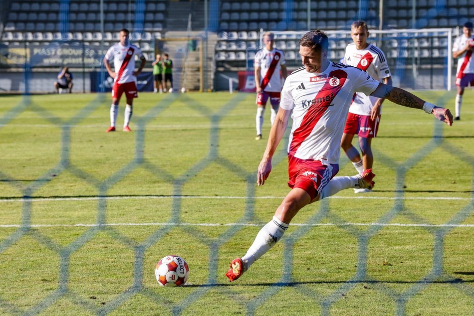 Urodziny bez prezentu. ŁKS Łódź przegrał na wyjeździe z Miedzią Legnica