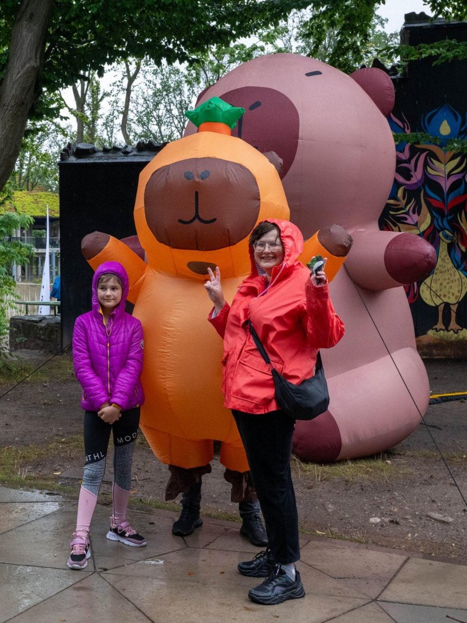 Łódź. Zlot Fanów Kapibary w Orientarium Zoo Łódź. Świetna frekwencja mimo niepogody