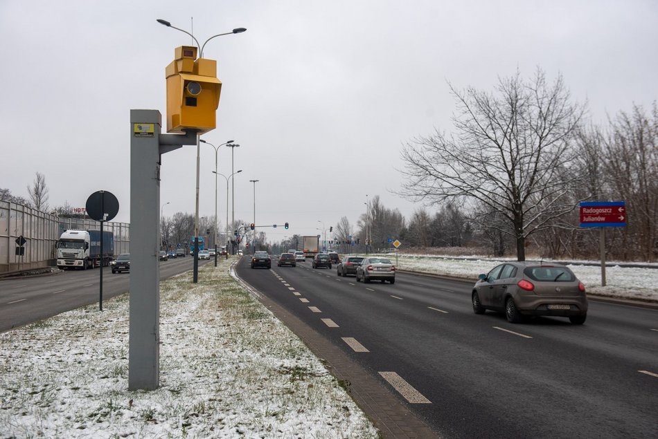 Łódź. Jeden fotoradar w Łodzi mniej! Sprawa trafiła na policję!