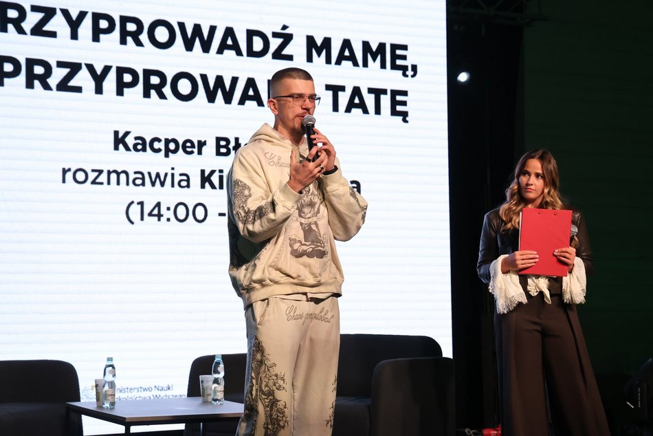Łódź. Trzeci dzień Future Up! Fest w Łodzi. Byli Maciej Musiał, Kacper Błoński i Czarek Czaruje