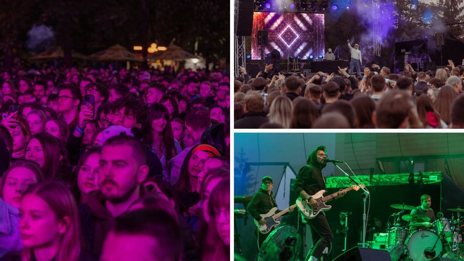 Łódź. Juwenalia 2025 w Łodzi. Tymek i Happysad zagrali na Lumumbowie!