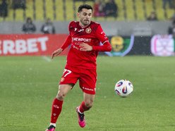 Łódź. Piłkarz Widzewa Łódź