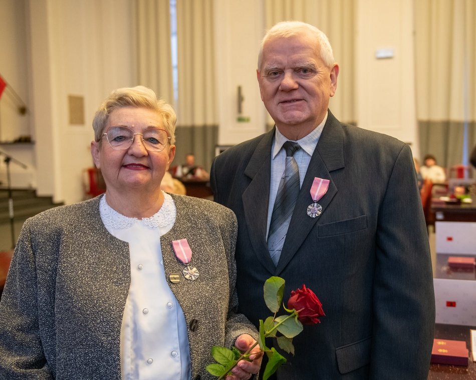 Medale dla małżeństw z Łodzi