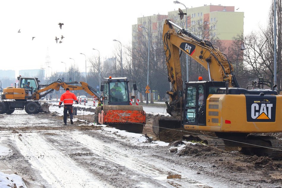 Przebudowa al. Śmigłego-Rydza między ul. Przybyszewskiego a ul. Dąbrowskiego