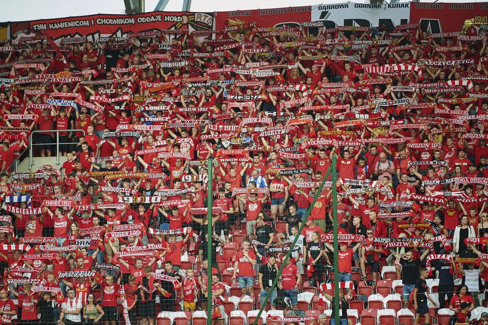 Mecz Widzew Łódź kontra Puszcza Niepołomice. Odszukaj się na zdjęciach z trybun!