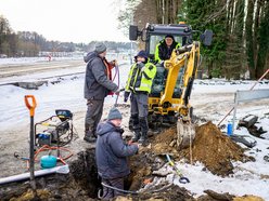 Łódź. Remont Szczecińskiej pomimo niekorzystnej pogody